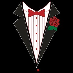 Tuxedo with Rose – Classy Formal Funny Party Bowtie T Shirt