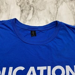 Anvil Lightweight Mens T-Shirt Sz Chest 21.5″ x Length 26.5″ Blue Short Sleeve