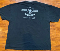 VTG Oakland Raiders Bo Jackson/Howie Long Legacy Double Sided Tee SZ 2XL