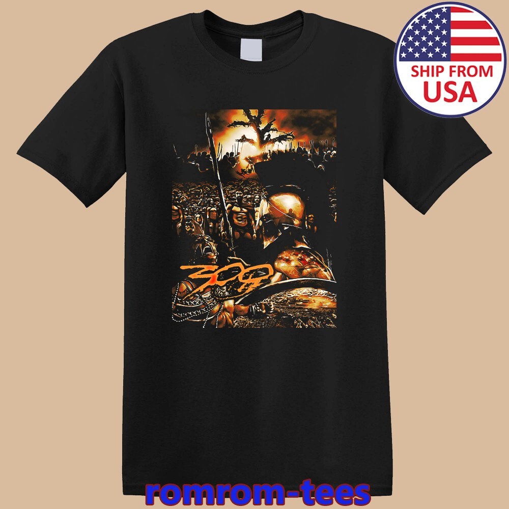 300 Movie Leonidas Black Size S-5XL