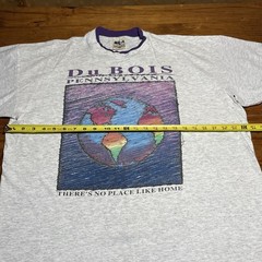 Vintage 90s Du Bois Pennsylvania Earth Nature Art Single Stitch Shirt XL Roll