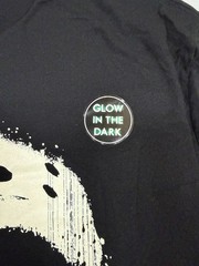 Friday the 13th Jason Mask T-Shirt Men’s 2XL Black Glow in the Dark Horror Tee