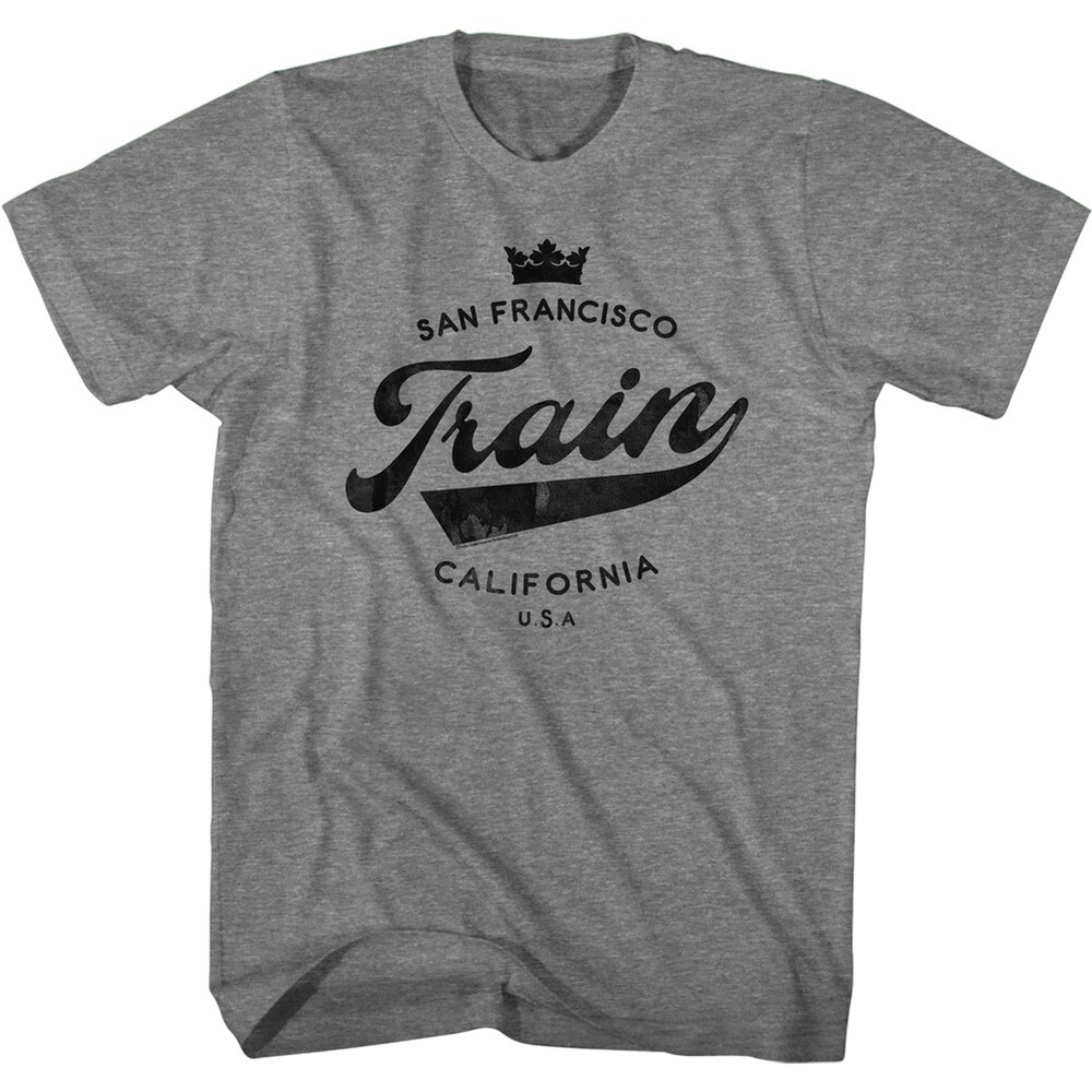 Train San Francisco California USA Men’s T Shirt 90’s Rock Band Music Merch