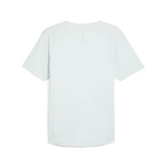 PUMA Run Cloudspun Crew Neck Short Sleeve Athletic T-Shirt Mens Blue Casual Tops