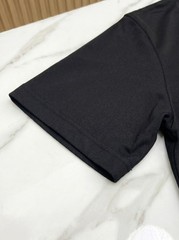 Prada Mercerized Cotton T-Shirt, Crew Neck, Black, Size XL