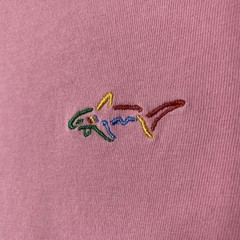 Greg Norman Shirt Mens Medium Pink Short Sleeve Golf Tee M Shark Logo