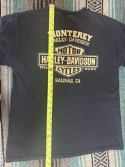 Monterey Harley Davidson Salinas, CA Shirt, Large, 28 in Long 21 in Wide