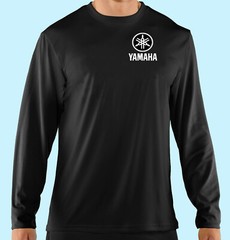 Long Sleeve T-Shirt, Motor Sports, Motorcycle, Racing, Yamaha F/B Cotton Black