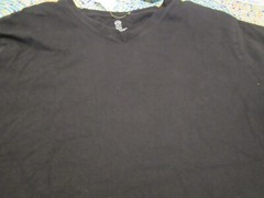 Harbor Bay V-Neck T-Shirt – Black – 1XLT