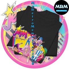 NEW Jem And The Holograms T-Shirt 5 Colors To Choose Sizes S-5XL Tee 80s Retro