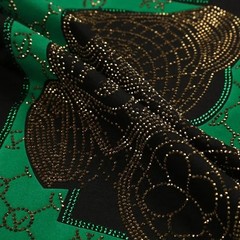 New Men Diamond Fashion Rhinestones Bear Short Sleeve Luxury Black T-Shirt