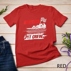 Brother Pit Crew Car Racing Checkered Flag Racer Matching T-Shirt Unisex T-shirt