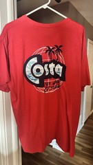 Costa Men’s Graphic Logo Short Sleeve T-Shirt XXL Cotton Blend Assorted Colors