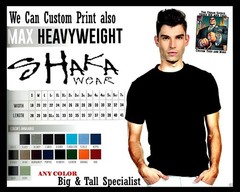 Shakawear Men Forest Max Heavyweight Short Sleeve Tee Shirt 7XL Big Tall Blank T