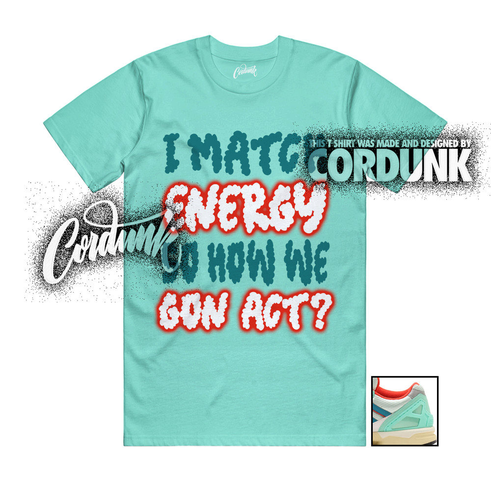 ZX 8000 Atmos G-SNK 11 Hydra Ocean Turquoise Star T Shirt Match MATCH