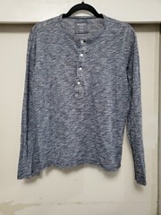 Bonobos Henley Standard Fit Long Sleeve Pullover Lightweight Shirt Size Small