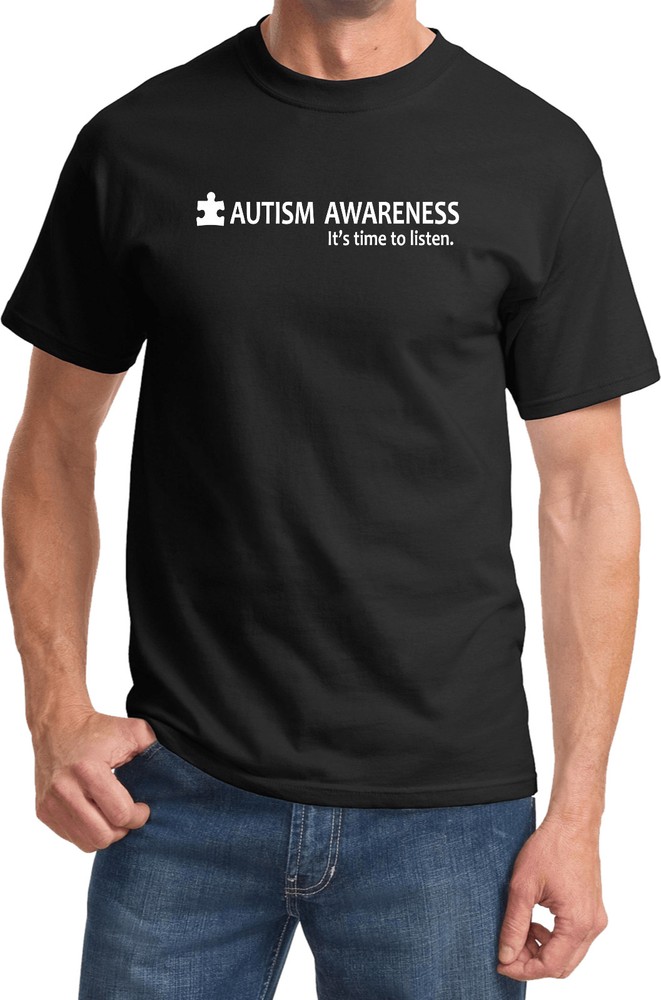 Buy Cool Shirts Autism Awareness T-shirt Time to Listen Tee