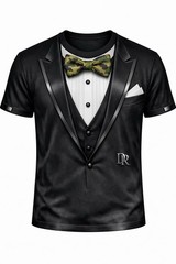 Digital Remains Tuxedo Shirts