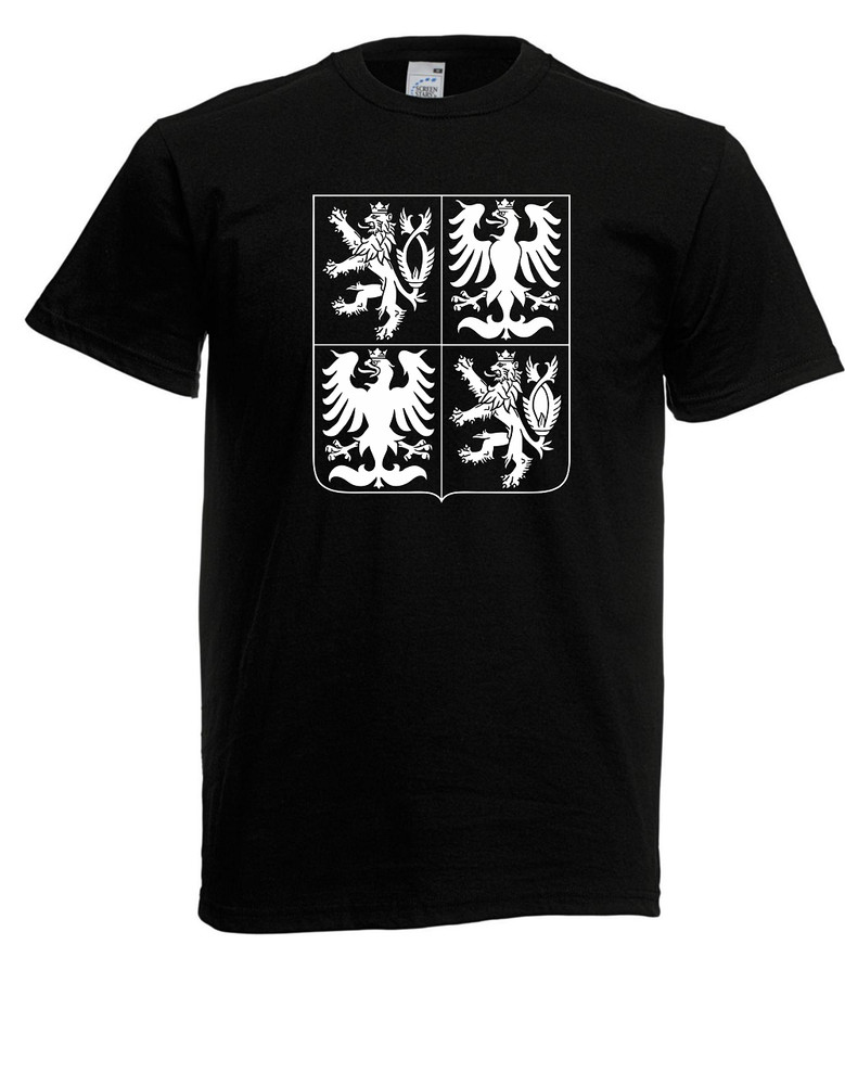 Mens I Czech Crest T Shirt L to 5XL