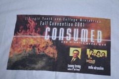 VTG Christian 2001 Fall Convention Consumed Audio Adrenaline Graphic T shirt L