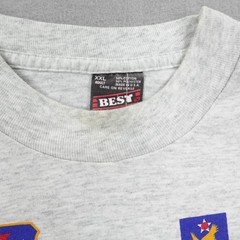 Vintage B-17 Bomber Shirt Mens 2XL Gray Flying Fortress Airplane Plane 909 90s
