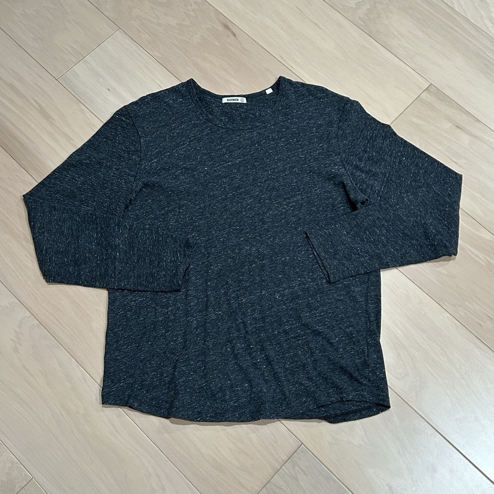 Buck Mason Tri-Blend Curved Hem Tee Long Sleeve Men’s Large
