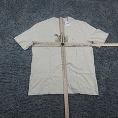 American Eagle Shirt Mens Medium Tall Off White Graphic Dog Established 1977 NWT