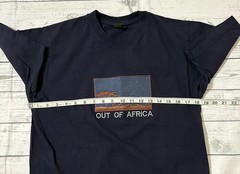 Out Of Africa Punch Mens T-Shirt 100% Cotton Made in Kenya Size M Black