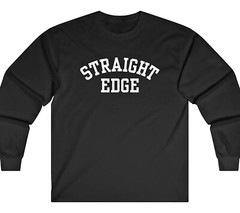 STRAIGHT EDGE Drug Free sxe XXX Minor Threat – Long Sleeve T / Crewneck Fleece