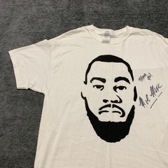 Gildan Ultra Cotton Mali Revealed Tour 2015 T Shirt Mens Large White Graphic Tee