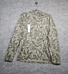 Free Fly Bamboo Lighweight Hoodie Mens Large Canopy Print Dark Forest NWT