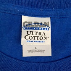 Gildan T Shirt L Men’s Blue Cotton State Side Vinyl Motown Music Short Sleeve