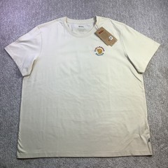 Fjallraven Kanken T-shirt Boston Chalk White Organic Cotton Unisex Size XXL NWT