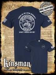 This Is My GUN PERMIT Don’t Tread on Me 2nd Amendment T-Shirt Firearm Rights USA