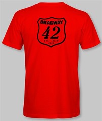 DRAGWAY 42 Retro T-Shirt drag race strip racing track raceway speed shop