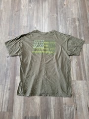 5.11 Tactical Gear Shirt Mens XL Green Flag Graphic Back Hit Comfort Work Wear