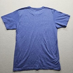 Ring Spun Soft Men’s Medium Blue Graphic Shirt