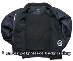 Security charger Heavyweight jacket with Reflective decoration.