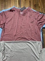 Akawooko, 4 Men’s Shirts, Breathable Material, New, (A-1008)