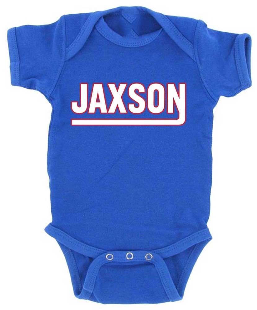 Jaxson Dart Logo Giants Creeper Romper One Piece BABY