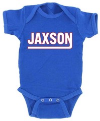 Jaxson Dart Logo Giants Creeper Romper One Piece BABY