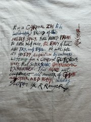 1995 Bonny Doon Vineyard – Cardinal Zin – Ralph Steadman Art – M’s XL T-Shirt