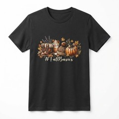 Fall Season T-Shirt, Autumn Shirt, Fall Shirt, Coquette Bow Pumpkin Halloween