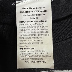 Harley Davidson Graphic T-Shirt Mens Medium Tall Black Antique Motorcycle Mexico