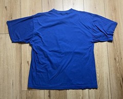 Vintage SUN SPORTSWEAR T-Shirt Blue XL Corvette Girl Beachwear Beach 90s