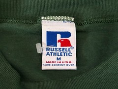 vintage russell athletic high cotton mock neck shirt mens size medium NWT 90s