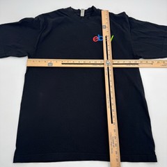 Los Angeles Apparel eBay 30th Anniversary T-Shirt Mens M Black Heavyweight 6.5oz