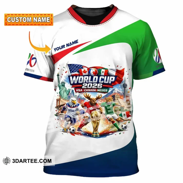 3D Unisex Shirt – Custom World Cup 2026 3D Shirt s-5Xl reprint VK14070