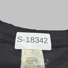 Vintage 80s Blank Minimalist Distressed Single Stitch Pocket T-Shirt – Large