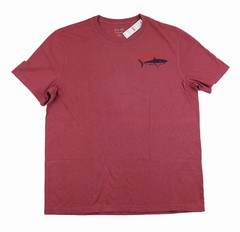 New JCREW Mens L FLAWED Vintage-Wash Cotton Graphic T-Shirt Montauk NY $45 CJ721